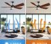 KS-5223 LED Ceiling Fan - 52" DC Motor Nickel - ETL Listed - view 3 - LED lighting by Kingseng