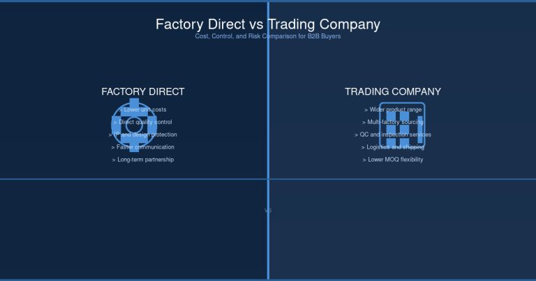 Featured: Factory Direct vs Trading Company