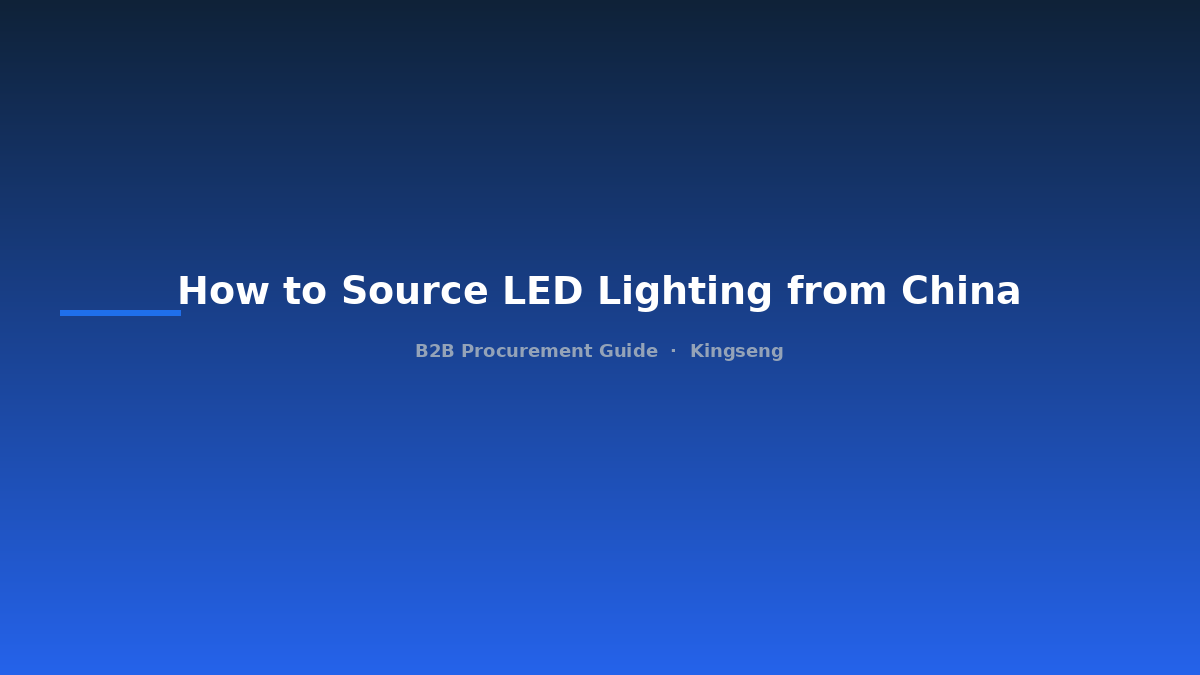 LED Lighting Article